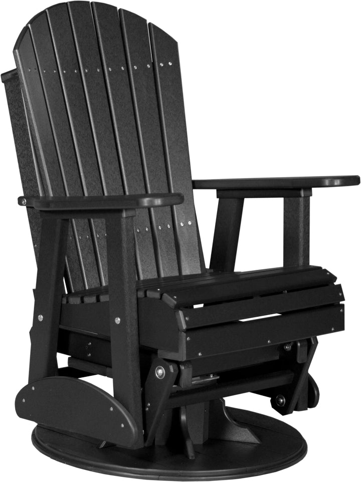 LuxCraft  2' Swivel Adirondack Glider