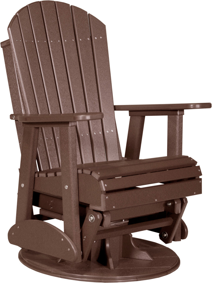 LuxCraft  2' Swivel Adirondack Glider