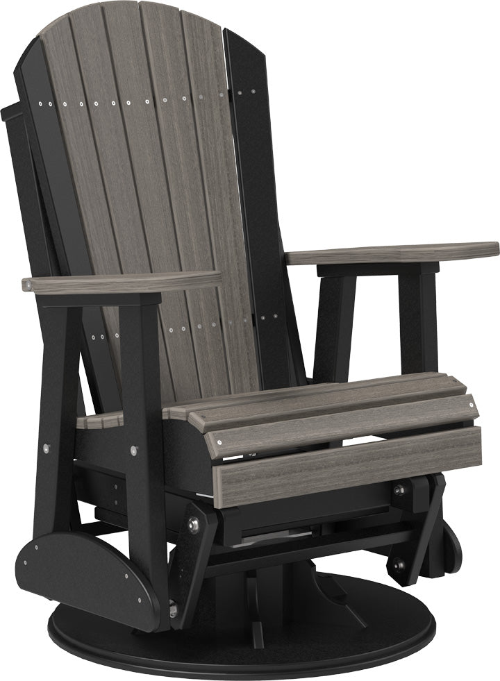 LuxCraft  2' Swivel Adirondack Glider