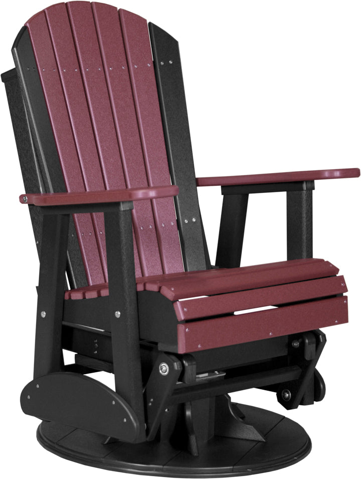 LuxCraft  2' Swivel Adirondack Glider