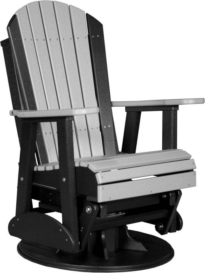 LuxCraft  2' Swivel Adirondack Glider