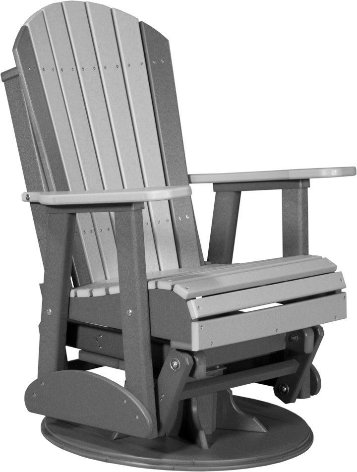 LuxCraft  2' Swivel Adirondack Glider