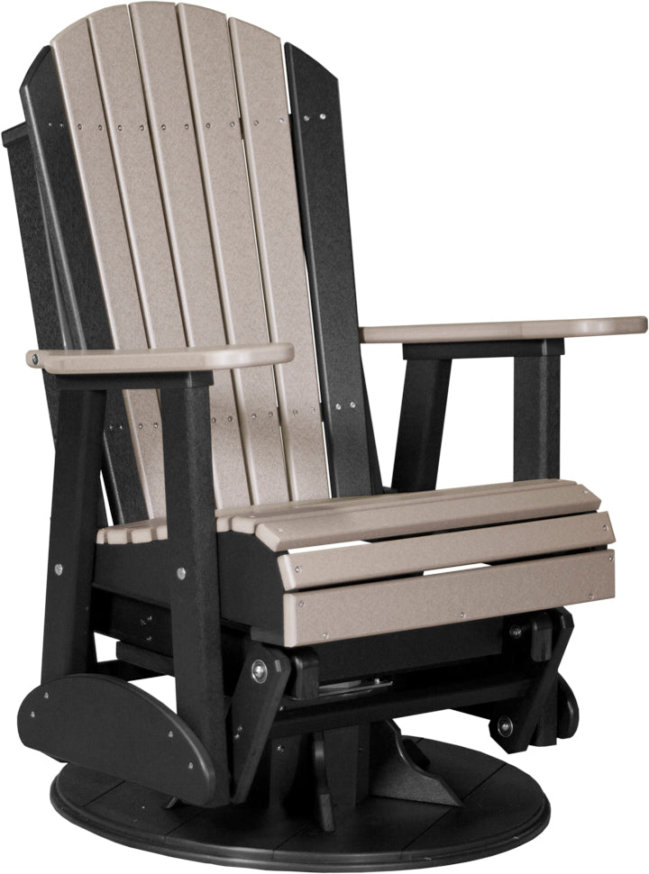 LuxCraft  2' Swivel Adirondack Glider