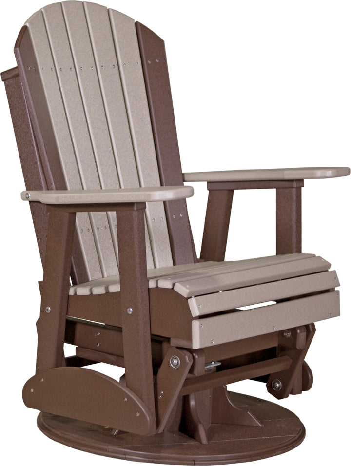 LuxCraft  2' Swivel Adirondack Glider