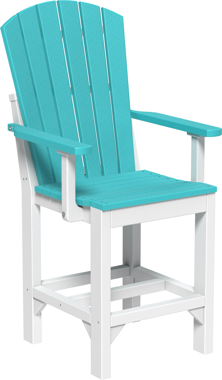 LuxCraft Adirondack Arm Chair (Dining, Counter, and Bar Height Available)