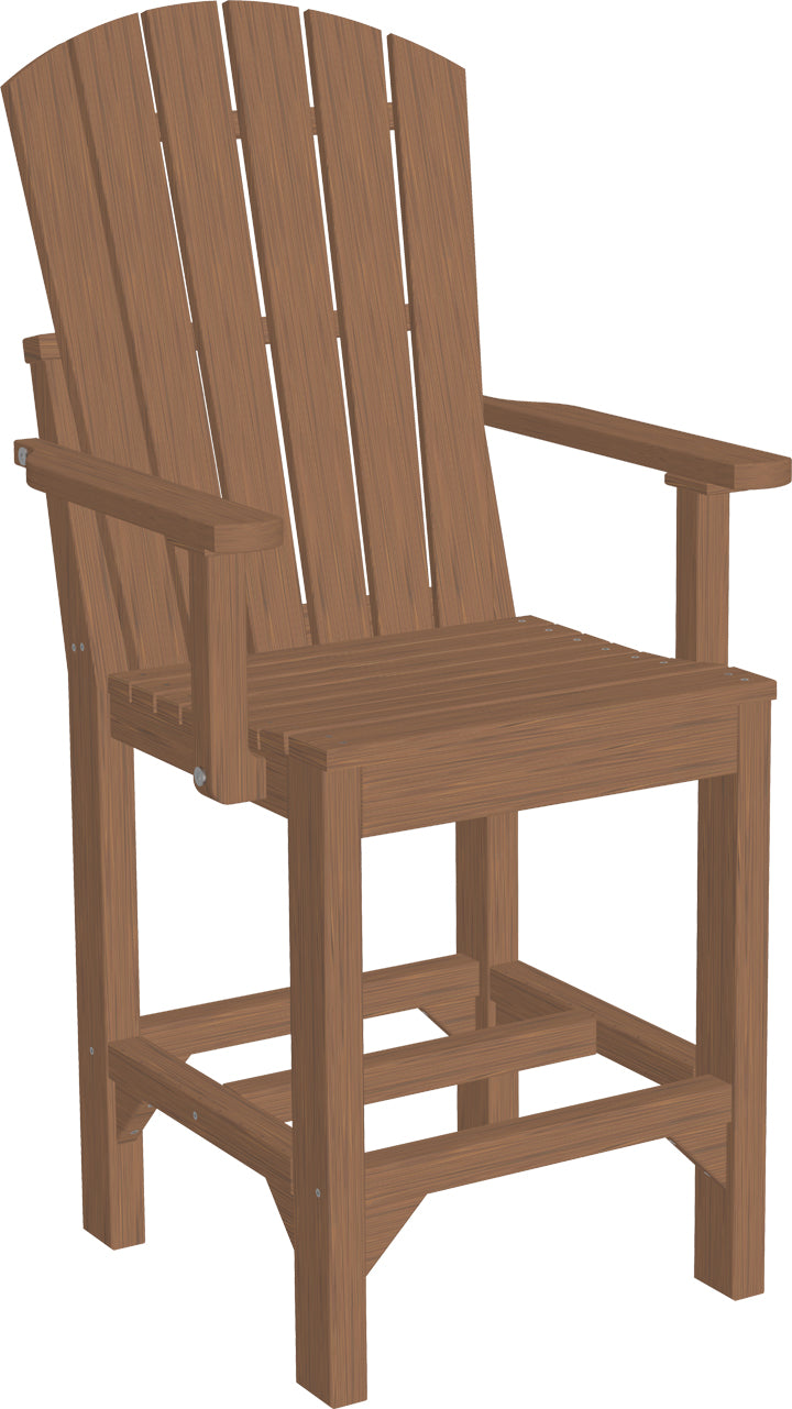 LuxCraft Adirondack Arm Chair (Dining, Counter, and Bar Height Available)