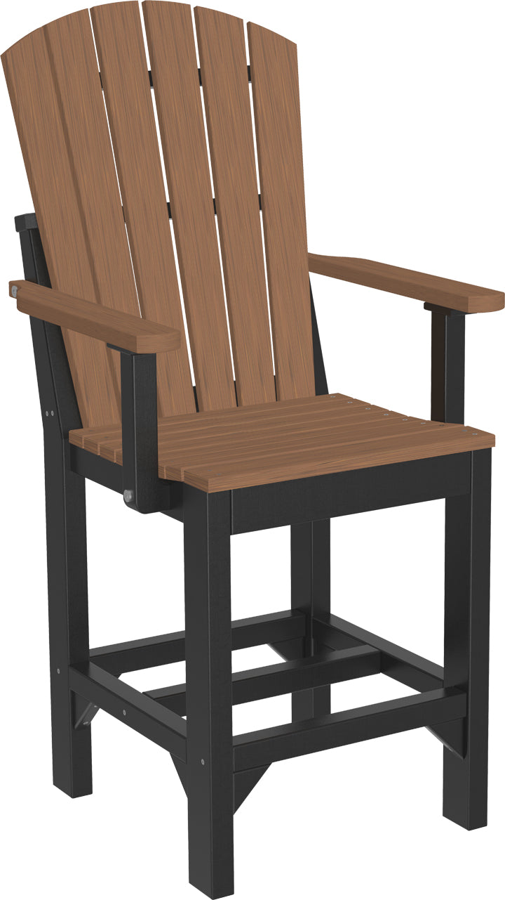 LuxCraft Adirondack Arm Chair (Dining, Counter, and Bar Height Available)