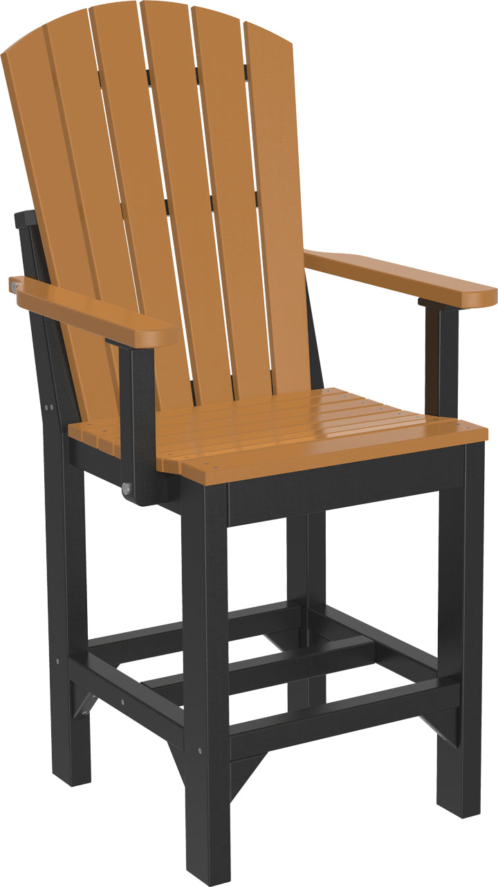 LuxCraft Adirondack Arm Chair (Dining, Counter, and Bar Height Available)