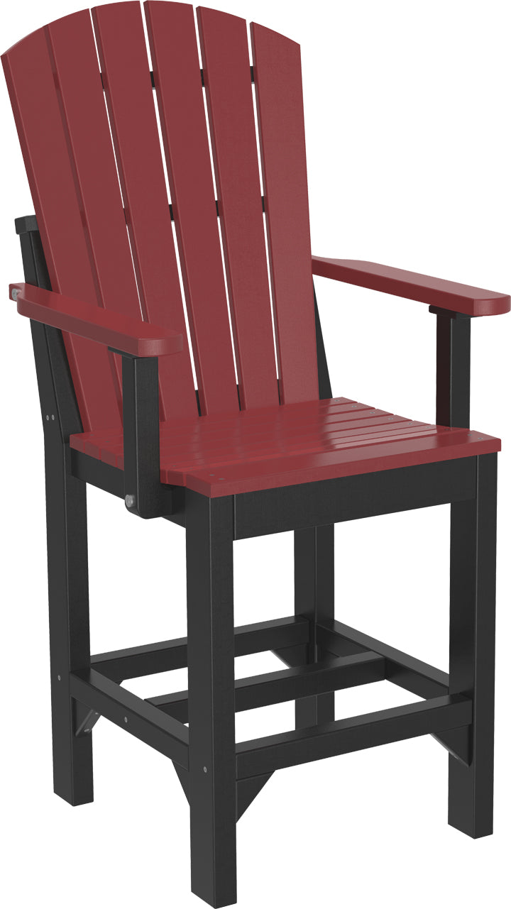 LuxCraft Adirondack Arm Chair (Dining, Counter, and Bar Height Available)