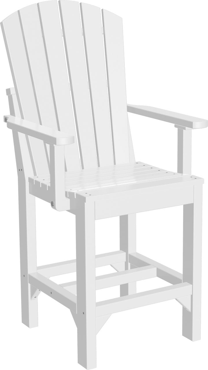 LuxCraft Adirondack Arm Chair (Dining, Counter, and Bar Height Available)