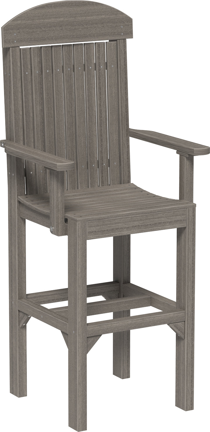 LuxCraft Classic Arm Chair (Dining, Counter, and Bar Height Available)