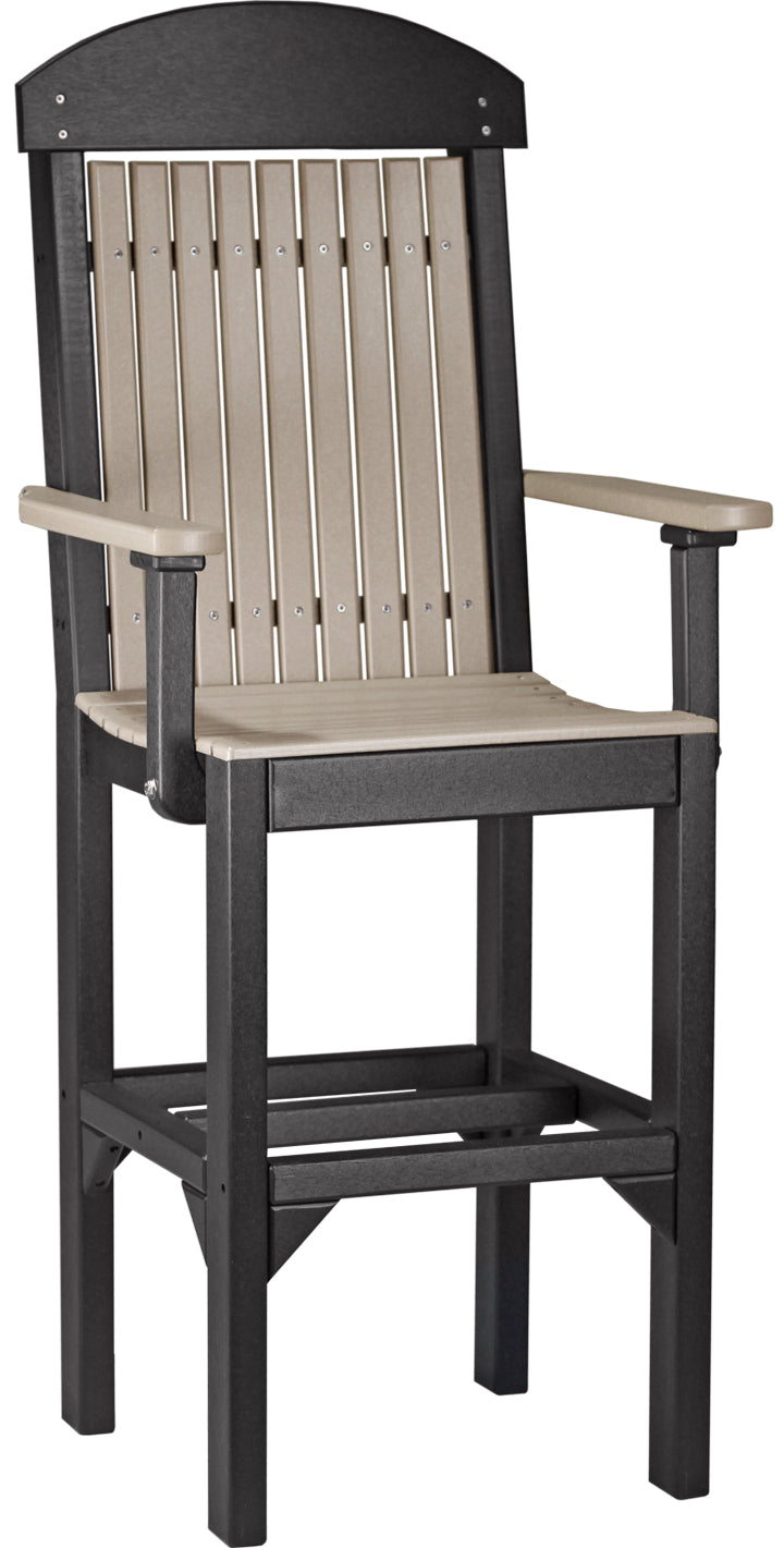 LuxCraft Classic Arm Chair (Dining, Counter, and Bar Height Available)