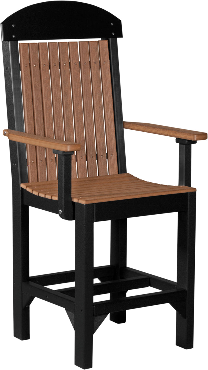 LuxCraft Classic Arm Chair (Dining, Counter, and Bar Height Available)