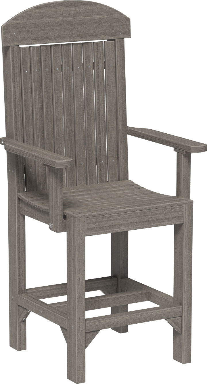 LuxCraft Classic Arm Chair (Dining, Counter, and Bar Height Available)