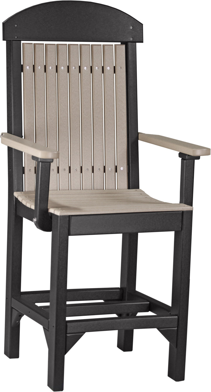 LuxCraft Classic Arm Chair (Dining, Counter, and Bar Height Available)