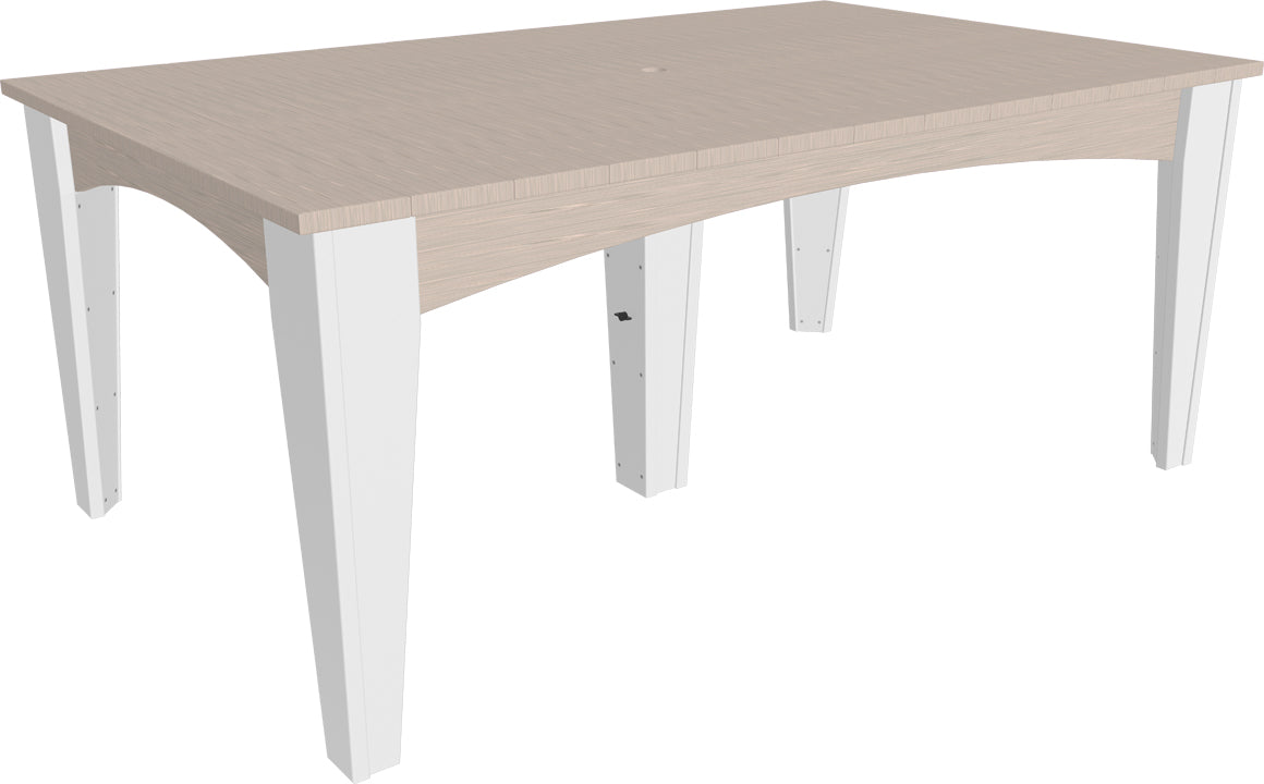 LuxCraft Island Dining Table (44" x 72" Rectangular)