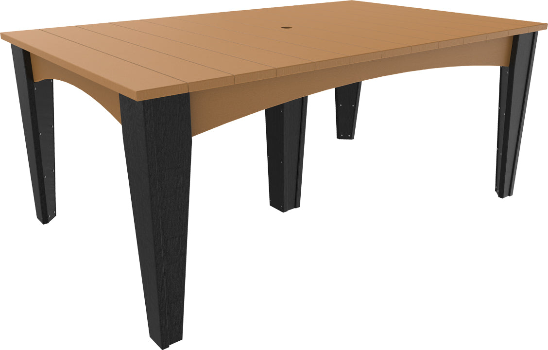 LuxCraft Island Dining Table (44" x 72" Rectangular)