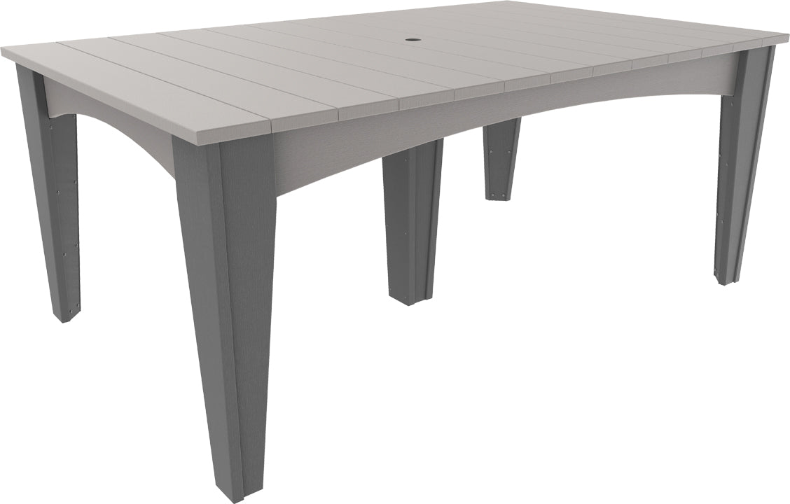 LuxCraft Island Dining Table (44" x 72" Rectangular)