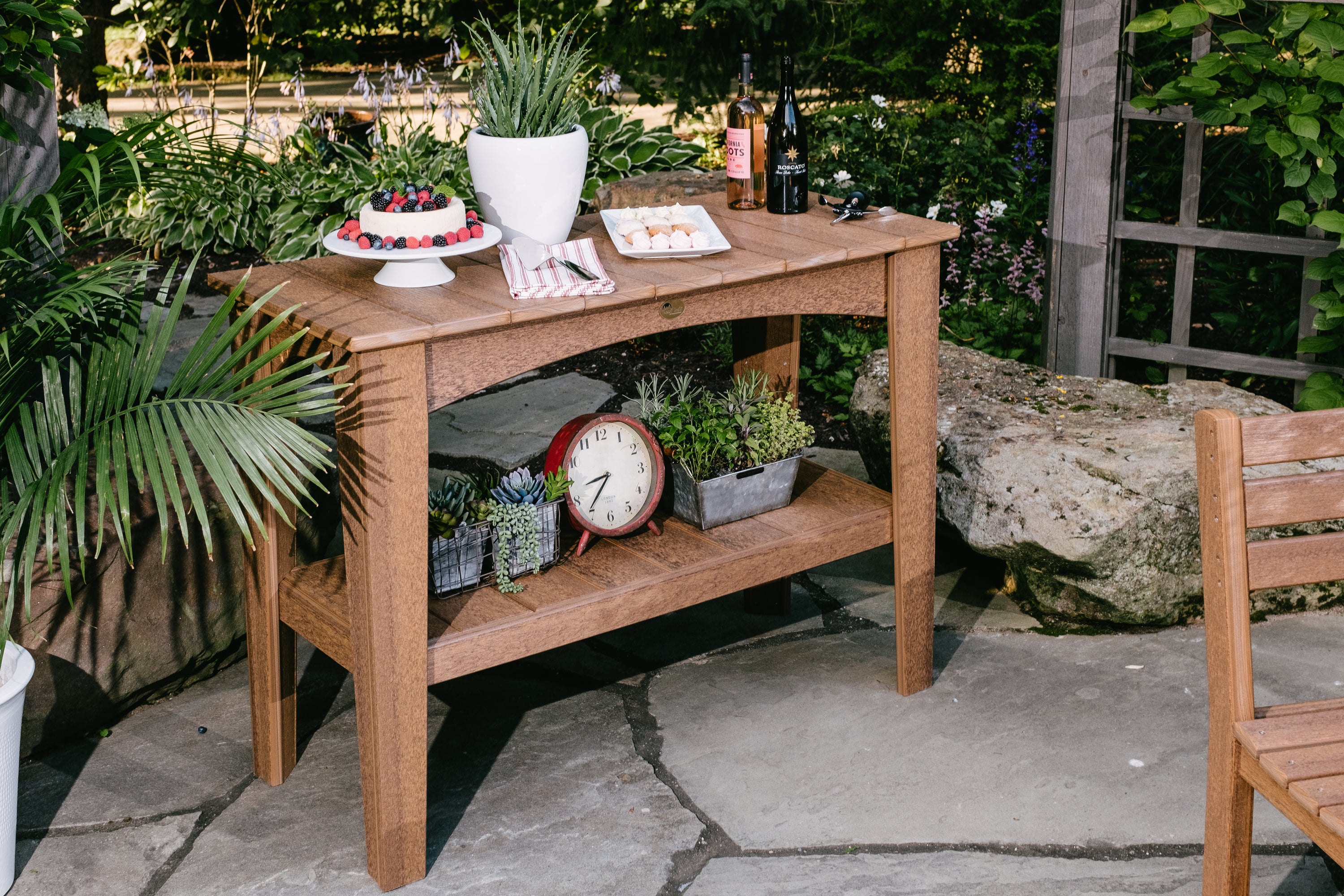 LuxCraft Island Buffet Table