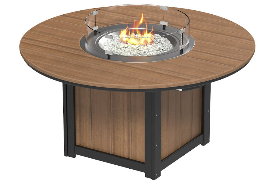 Round 60" LuxCraft Lumin Fire Table