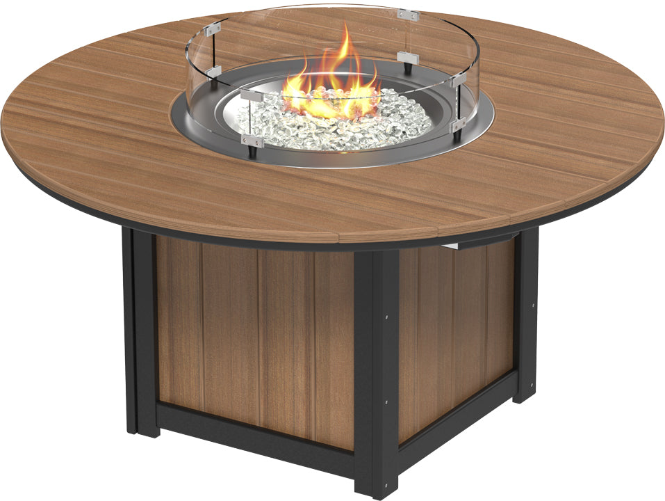 Round 60" LuxCraft Lumin Fire Table