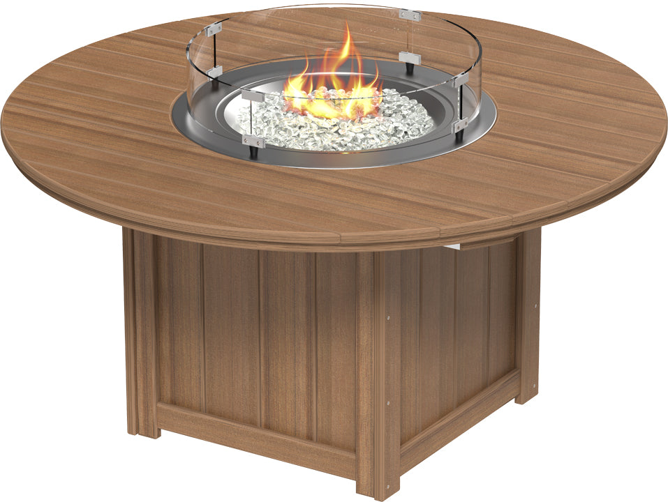 Round 60" LuxCraft Lumin Fire Table