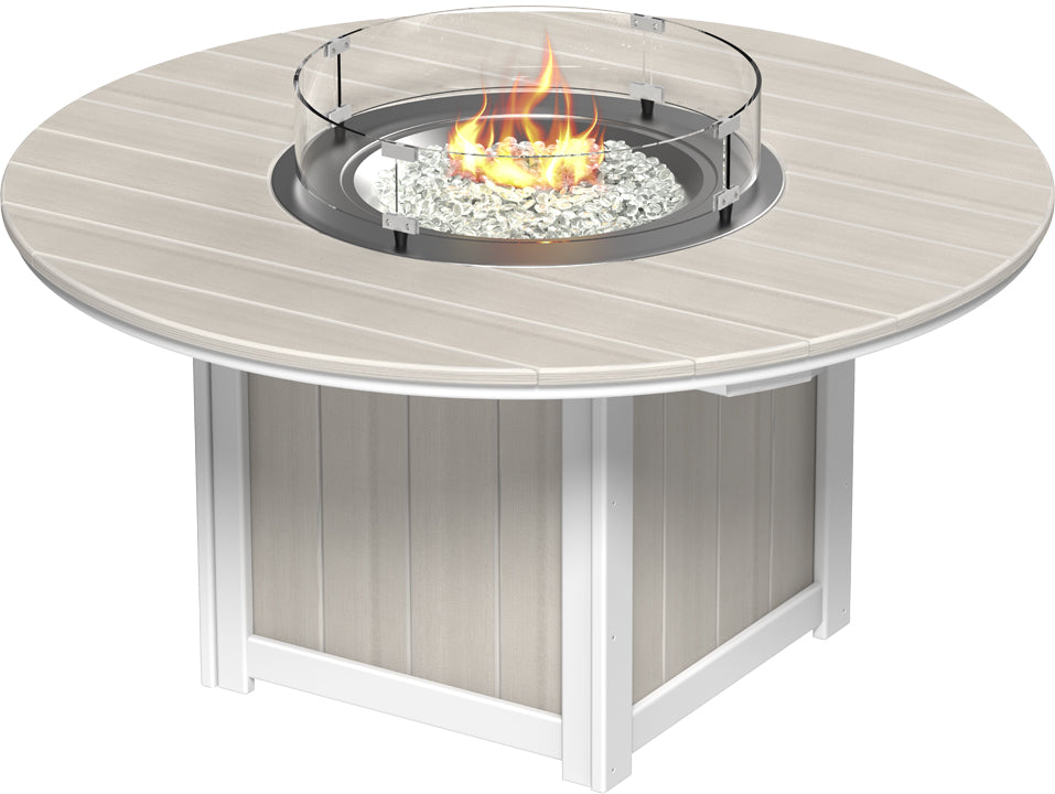 Round 60" LuxCraft Lumin Fire Table