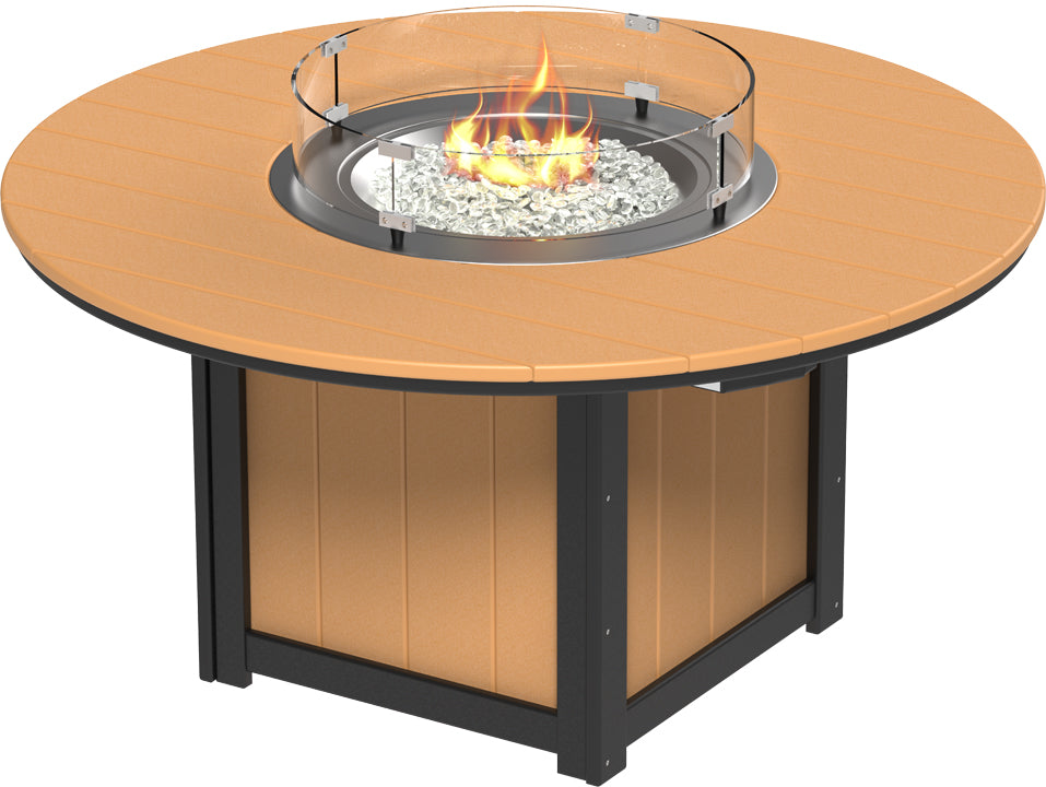 Round 60" LuxCraft Lumin Fire Table