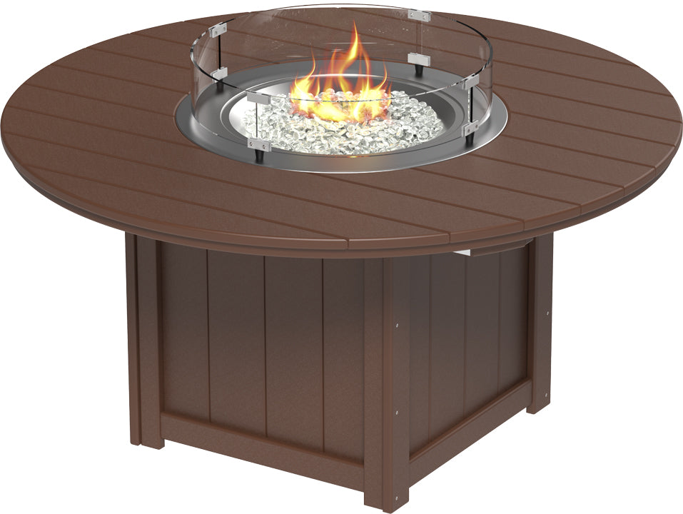 Round 60" LuxCraft Lumin Fire Table