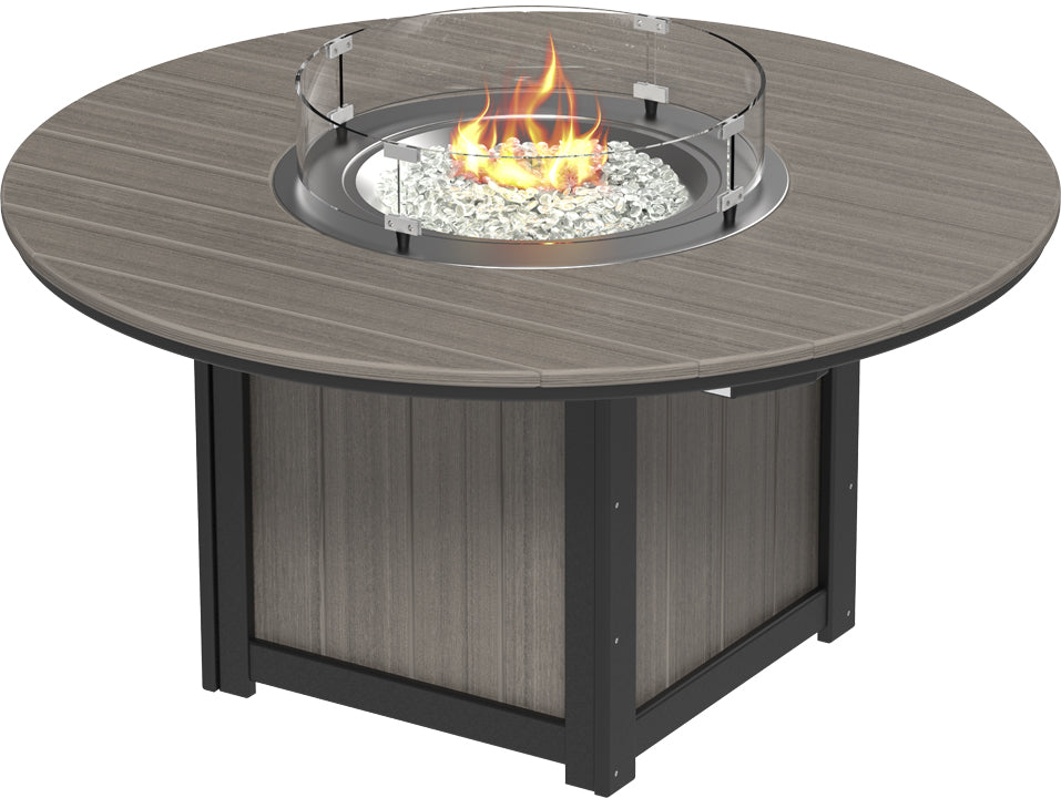 Round 60" LuxCraft Lumin Fire Table