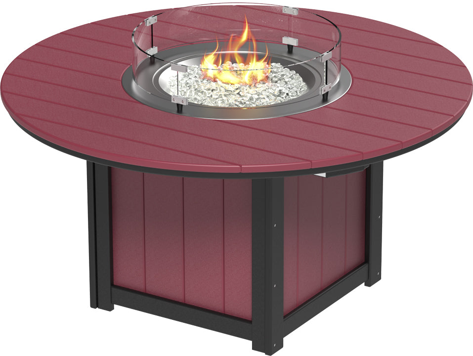 Round 60" LuxCraft Lumin Fire Table