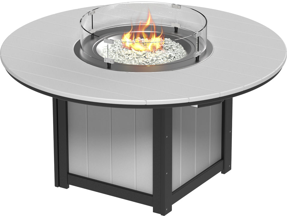 Round 60" LuxCraft Lumin Fire Table