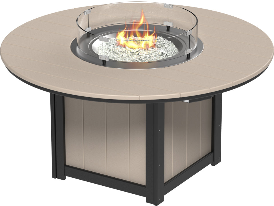 Round 60" LuxCraft Lumin Fire Table