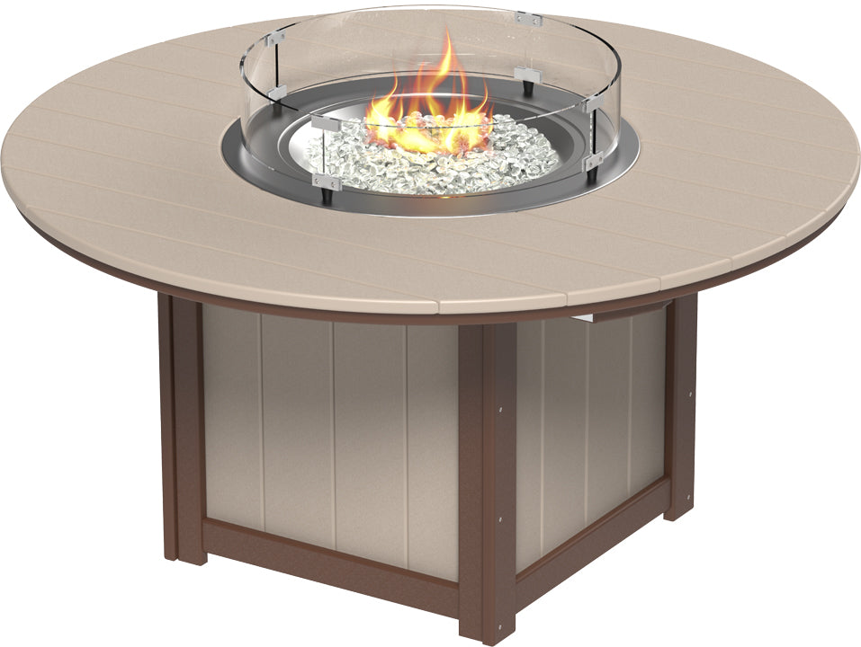 Round 60" LuxCraft Lumin Fire Table