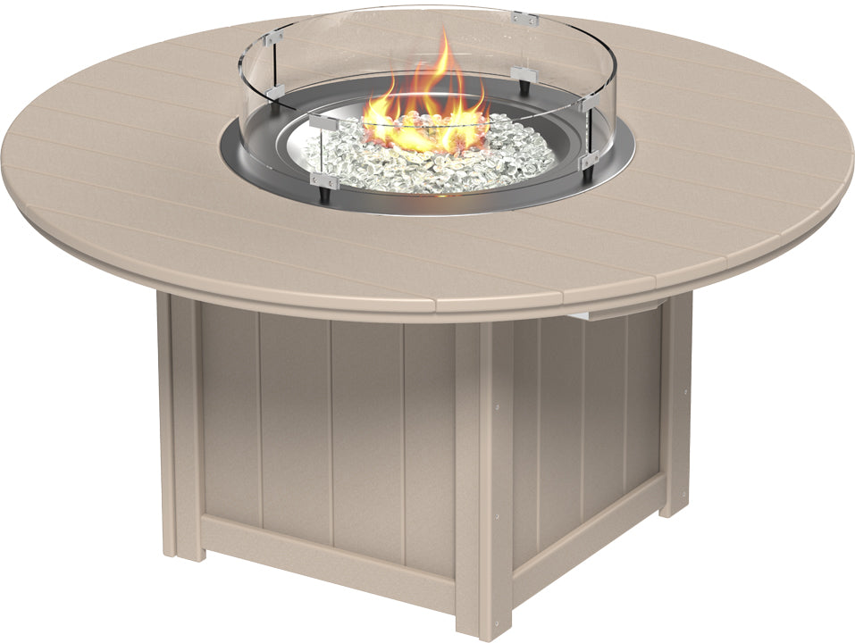 Round 60" LuxCraft Lumin Fire Table