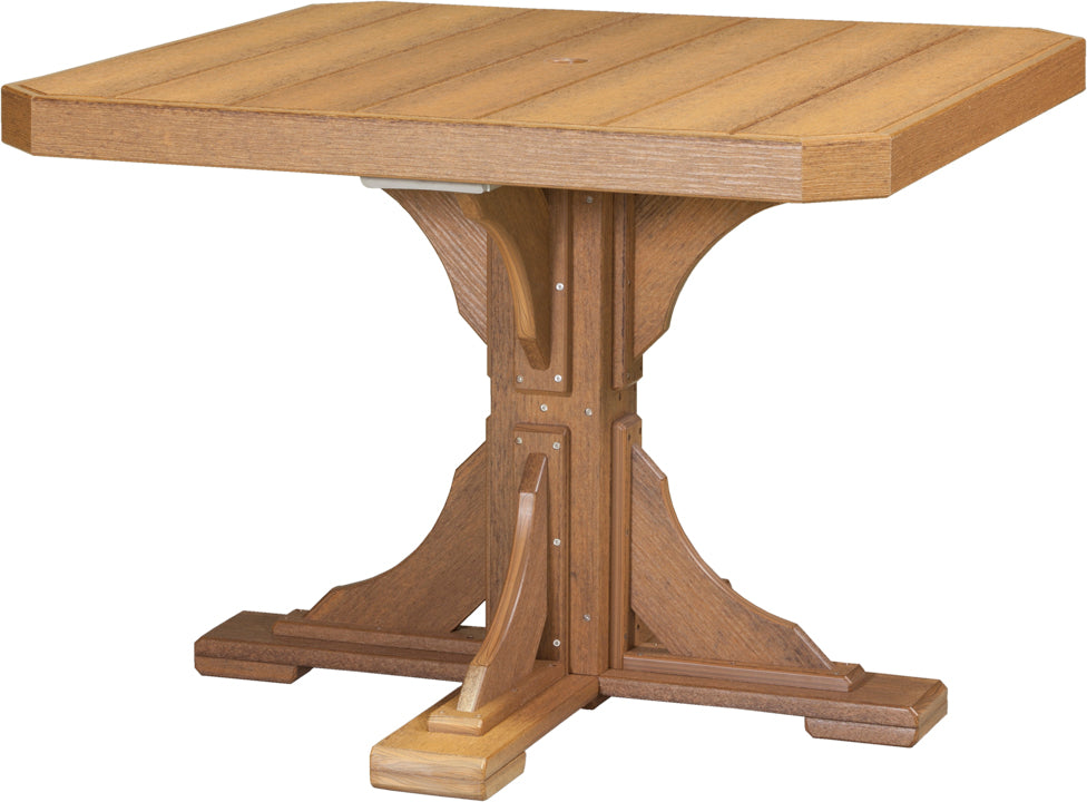 LuxCraft 41'' Square Table (Dining, Counter, and Bar Height Available)