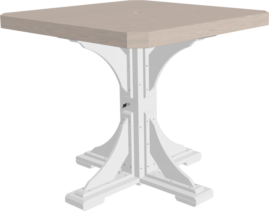 LuxCraft 41'' Square Table (Dining, Counter, and Bar Height Available)