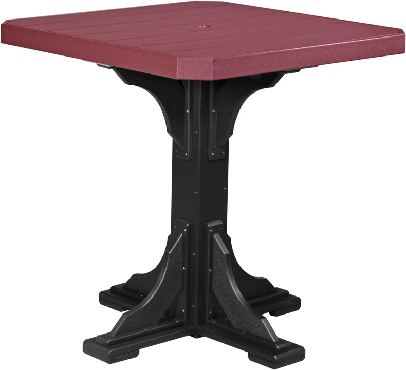 LuxCraft 41'' Square Table (Dining, Counter, and Bar Height Available)