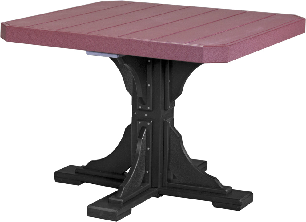 LuxCraft 41'' Square Table (Dining, Counter, and Bar Height Available)