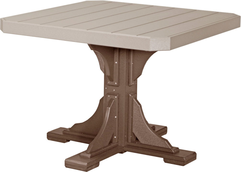 LuxCraft 41'' Square Table (Dining, Counter, and Bar Height Available)