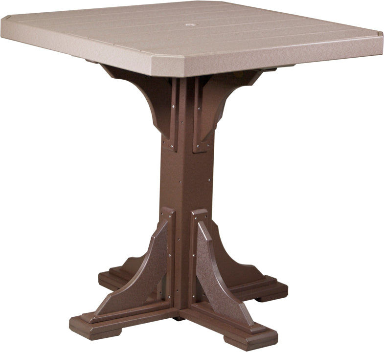 LuxCraft 41'' Square Table (Dining, Counter, and Bar Height Available)