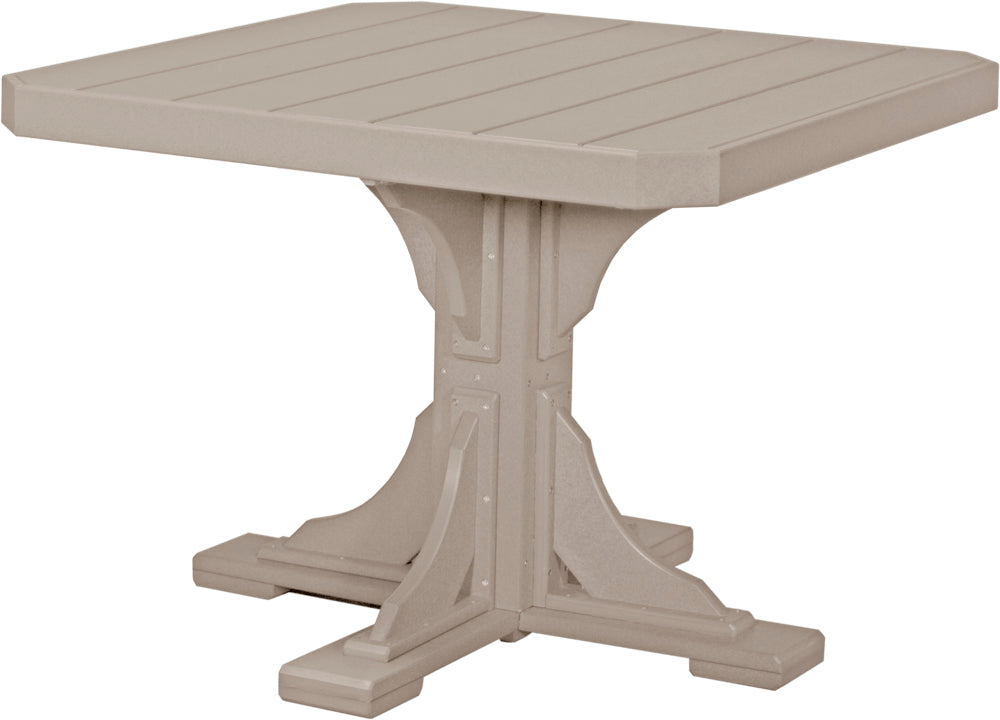 LuxCraft 41'' Square Table (Dining, Counter, and Bar Height Available)