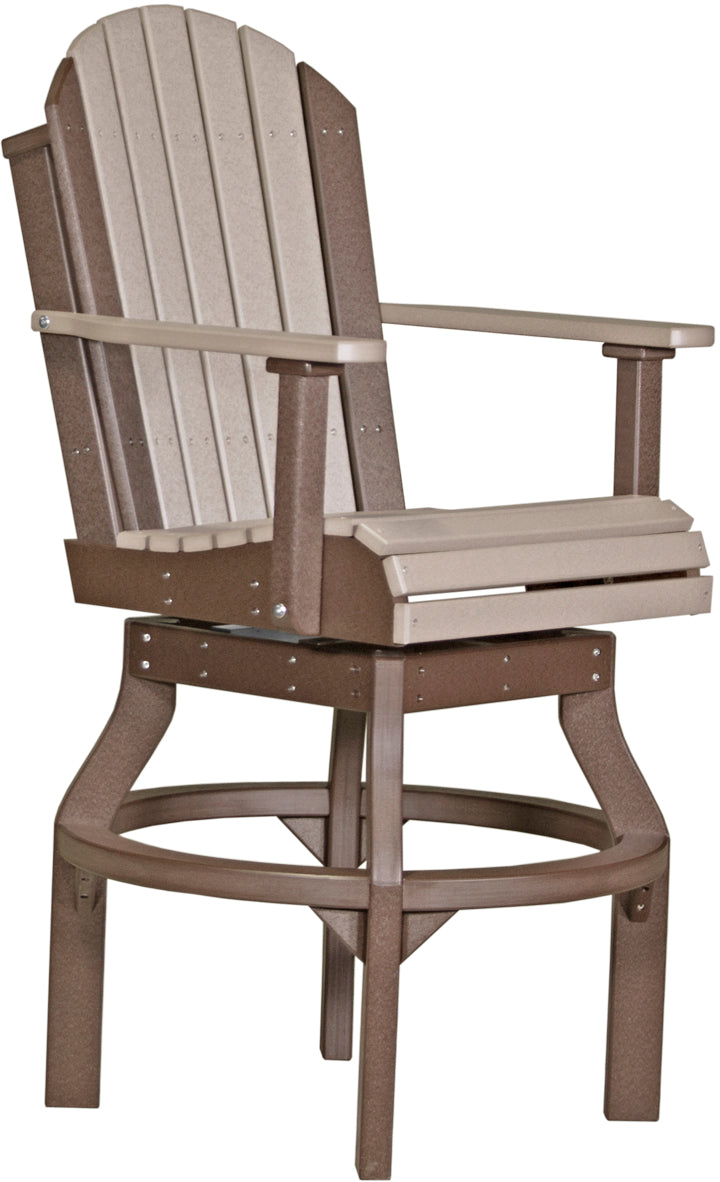 LuxCraft Adirondack Swivel Chair (Dining, Counter, and Bar Height Available)