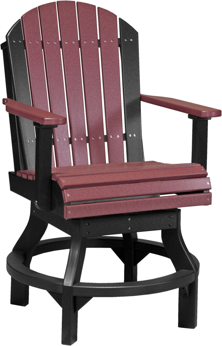 LuxCraft Adirondack Swivel Chair (Dining, Counter, and Bar Height Available)