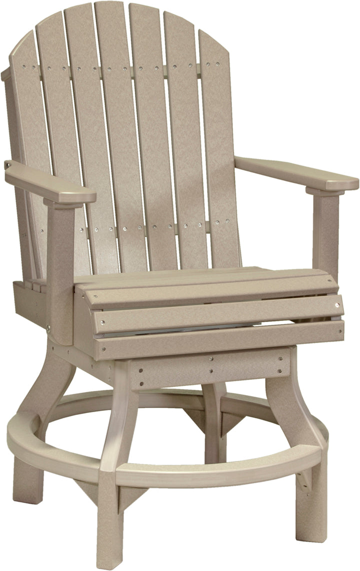 LuxCraft Adirondack Swivel Chair (Dining, Counter, and Bar Height Available)