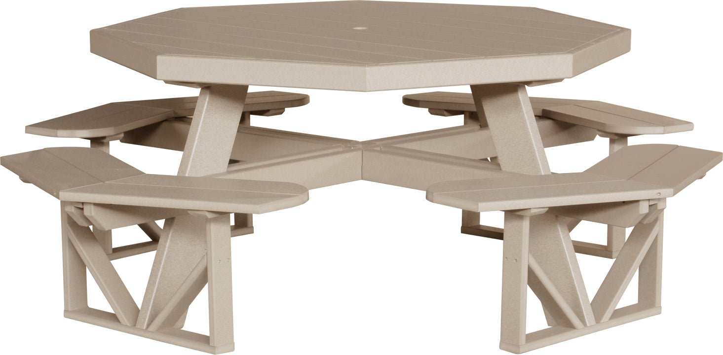 LuxCraft Octagon Picnic Table