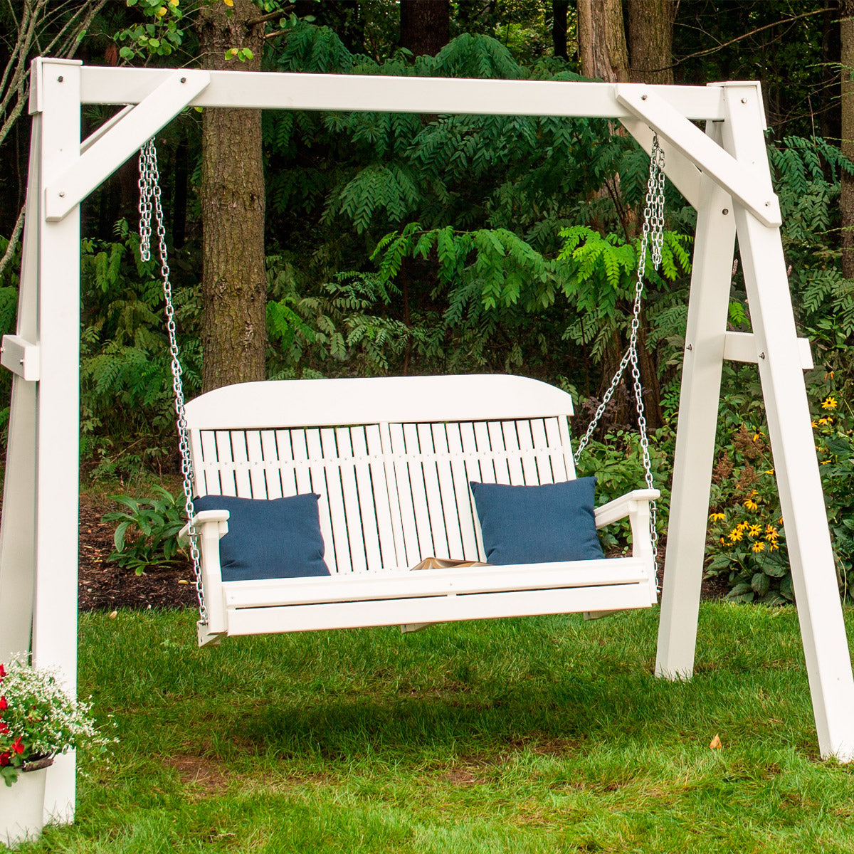 LuxCraft  A-Frame Vinyl Swing Stand